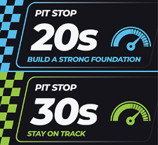 Pit stop graphic - 20s