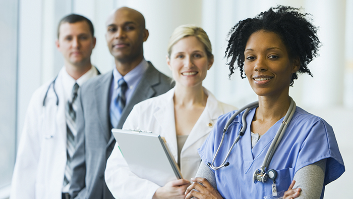 Diverse Health Care Professionals