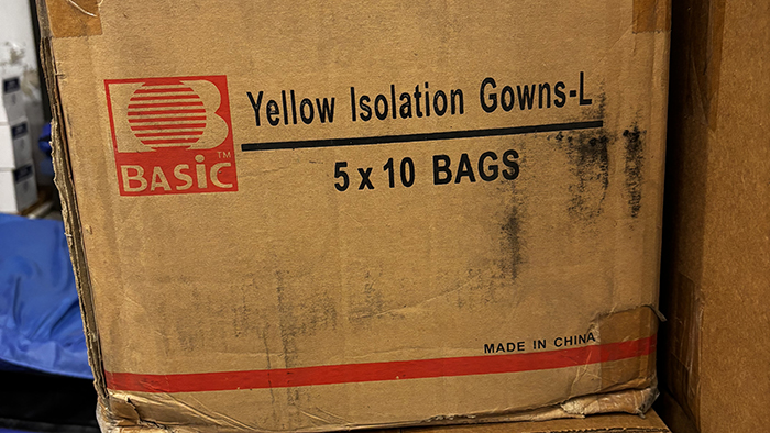 Shipping items from HSHS Mission Outreach