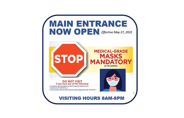 HSHS St. Elizabeth’s Hospital re-opens main lobby entrance
