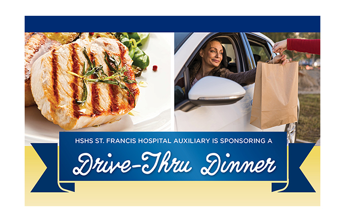 Let us do the cooking. Drive thru Dinners return