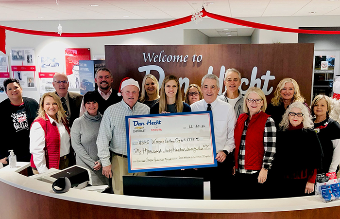Dan Hecht makes donation to support breast cancer survivors